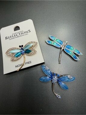 Vintage Dragon fly Brooch lot #268UB
